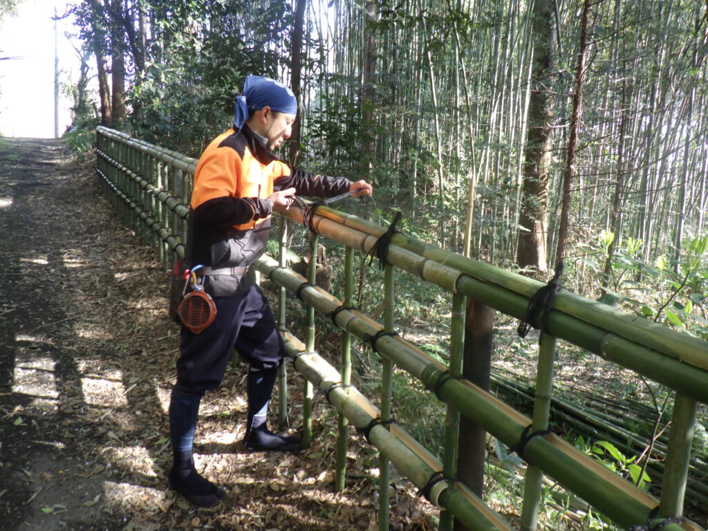 過去に弊社で作成した竹垣